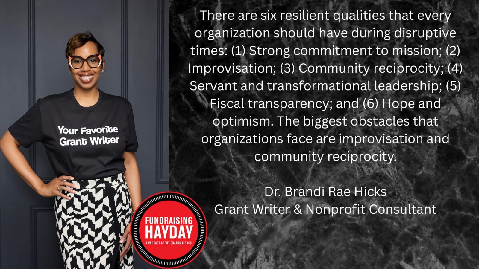 Grantsmanship, Resilience, and Celebrity Philanthropy