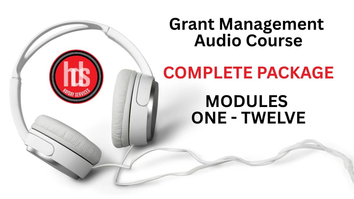Grant Management Audio Course Complete Package
