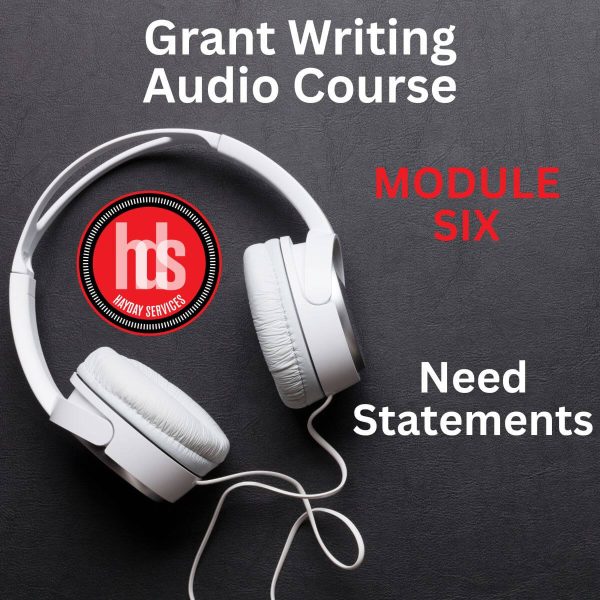 grant writing audio module 6: need statements