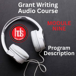 grant writing audio module 9: program description