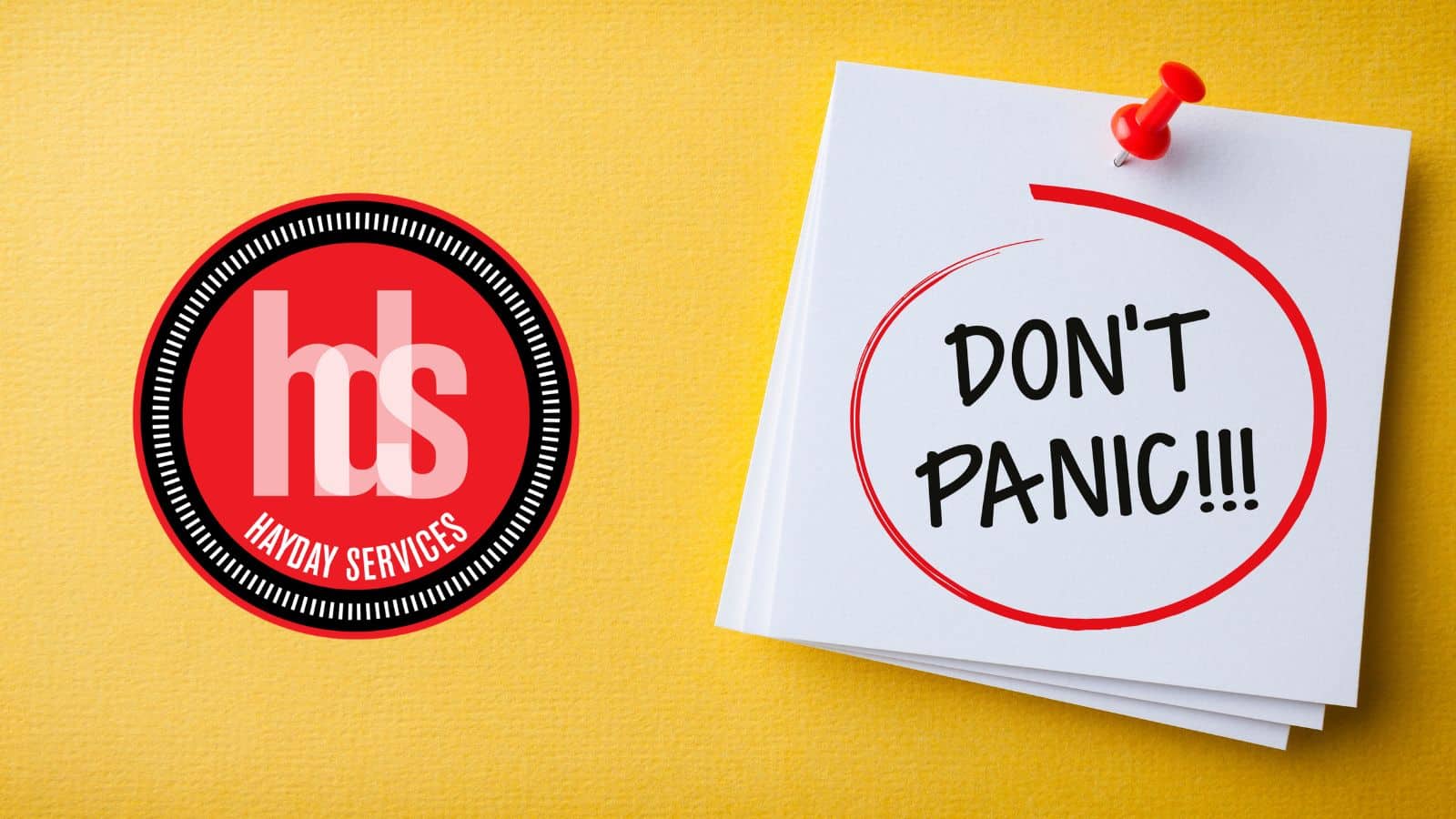 When Panic Starts to Set In, Go Back to the Basics